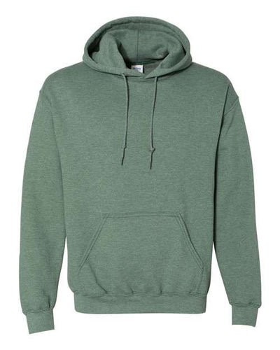 Gildan 18500 Heather Dark Green — front