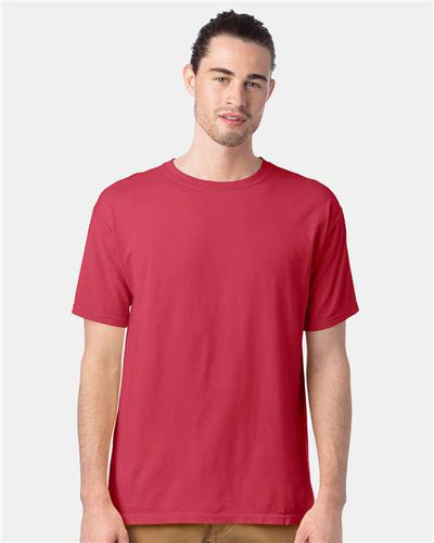 ComfortWash by Hanes GDH100 Crimson Fall — on model front