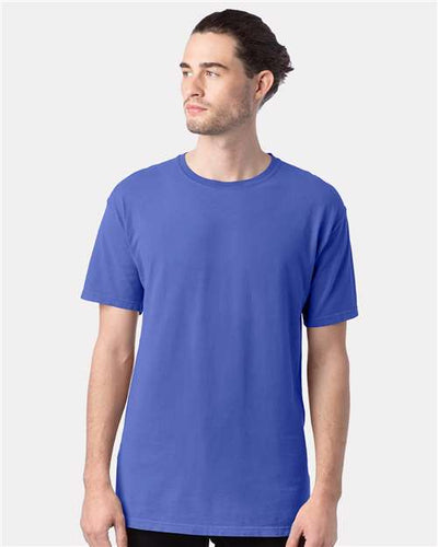 ComfortWash by Hanes GDH100 Deep Forte Blue — on model front