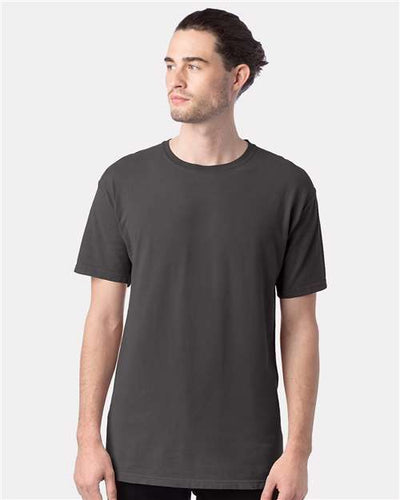 ComfortWash by Hanes GDH100 New Railroad Grey — on model front
