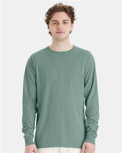 ComfortWash by Hanes GDH200 Cypress Green — on model front