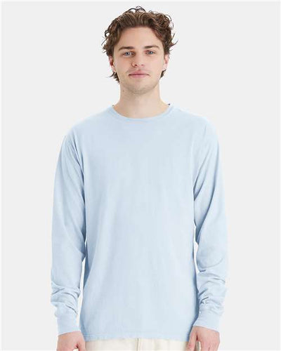 ComfortWash by Hanes GDH200 Soothing Blue — on model front