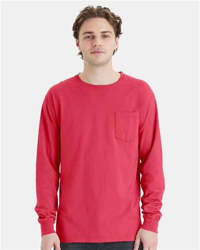 ComfortWash by Hanes GDH250 Crimson Fall — on model front