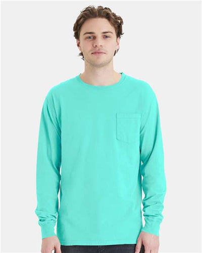 ComfortWash by Hanes GDH250 Mint — on model front