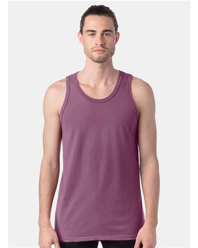ComfortWash by Hanes GDH300 Purple Plum Raisin — on model front