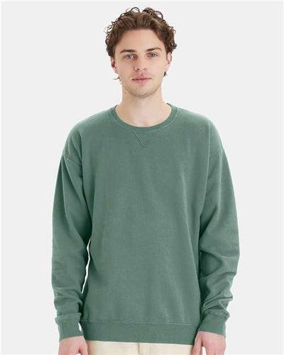 ComfortWash by Hanes GDH400 Cypress Green — on model front