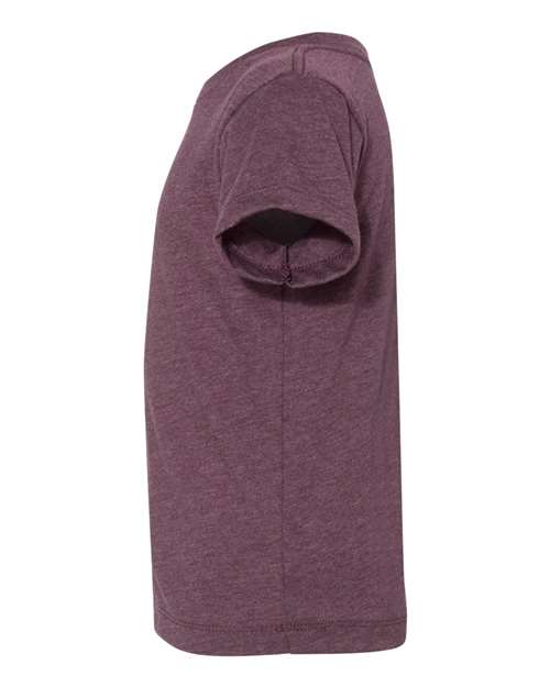 BELLA + CANVAS 3001T Heather Maroon — direct side