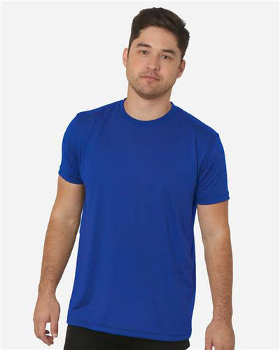 Bayside 5300 Royal Blue — on model front