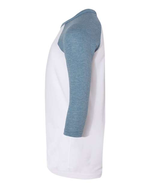 BELLA + CANVAS 3200Y White/ Denim — direct side