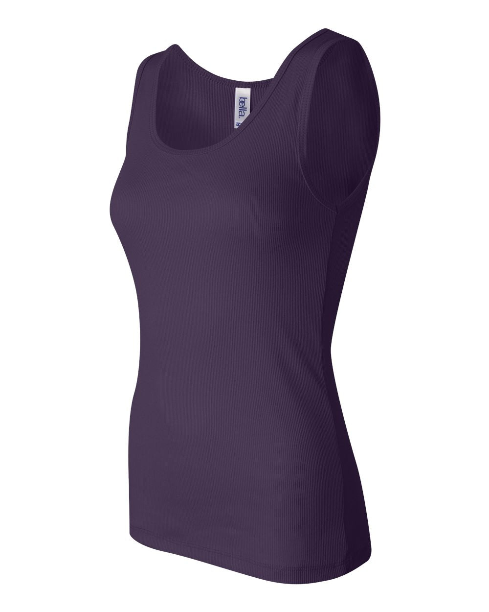 Women's 2x1 Rib Tank - Purple