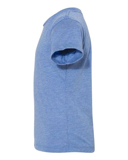 BELLA + CANVAS 3413T Blue Triblend — direct side