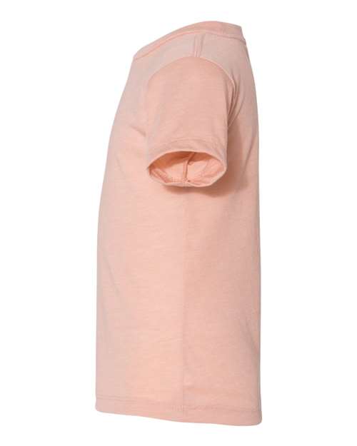 BELLA + CANVAS 3413T Peach Triblend — direct side