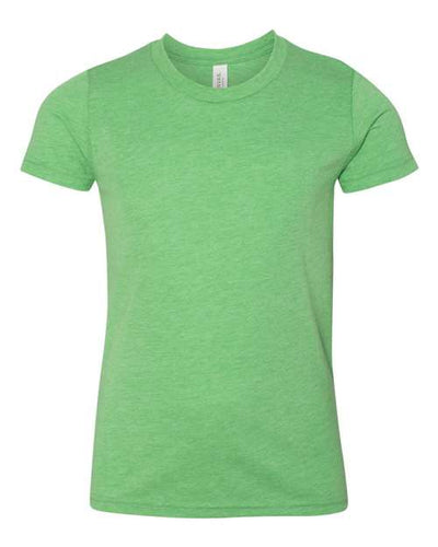 BELLA + CANVAS 3413Y Green Triblend — front