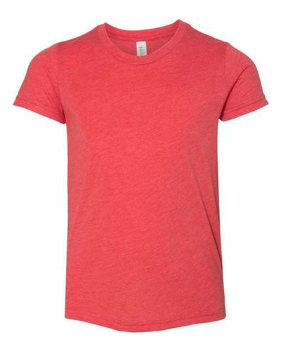 BELLA + CANVAS 3413Y Red Triblend — front