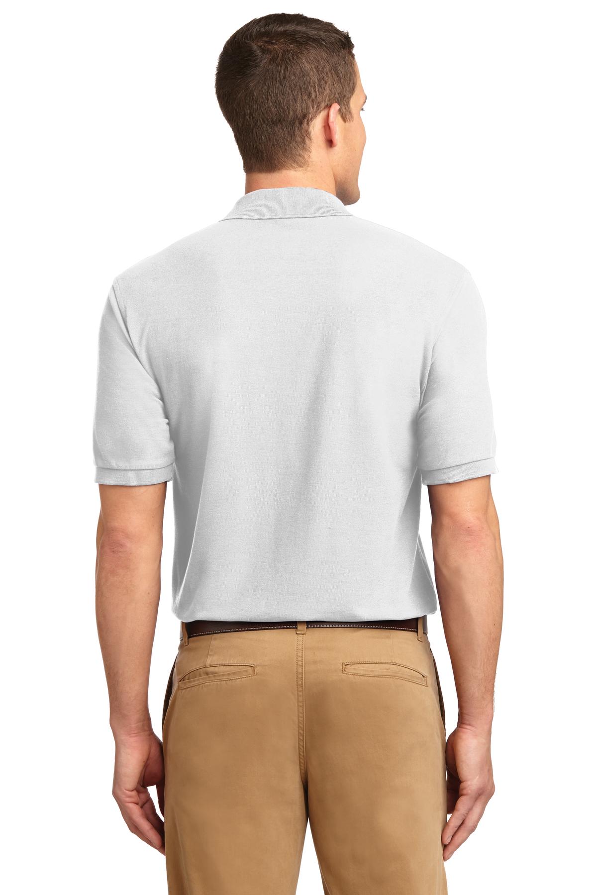 Unisex Silk Touch Polo - White