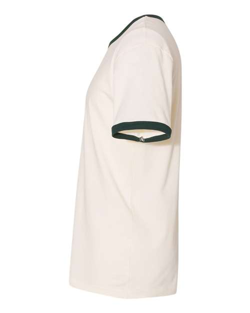 Next Level 3604 Natural/ Forest Green — direct side