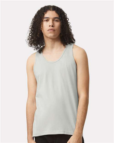 American Apparel 2408 New Silver — on model front