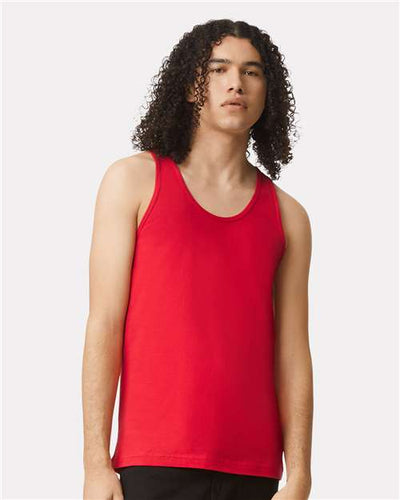 American Apparel 2408 Red — on model front
