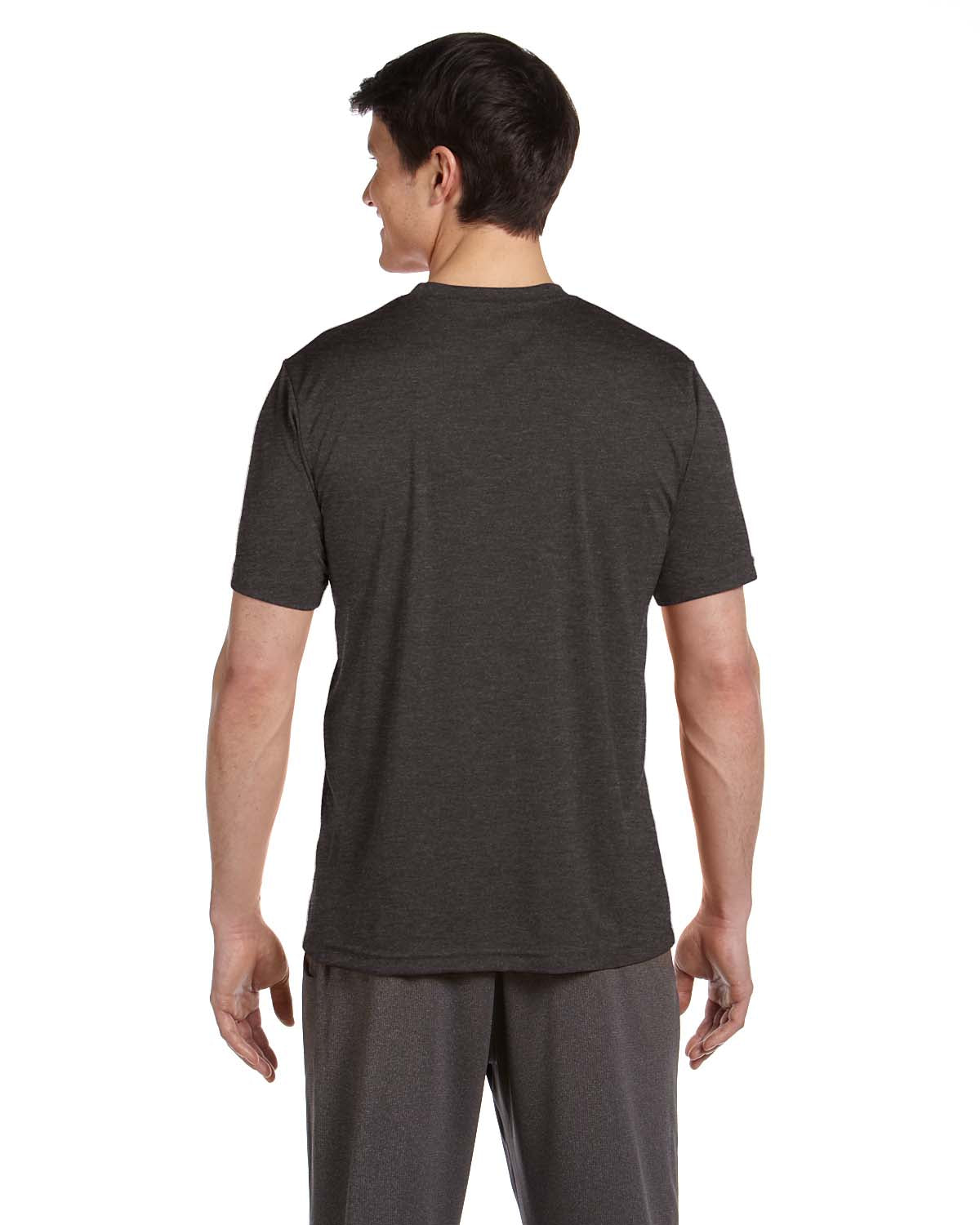 Unisex Performance Short-Sleeve T-Shirt - Dark Gray Heather