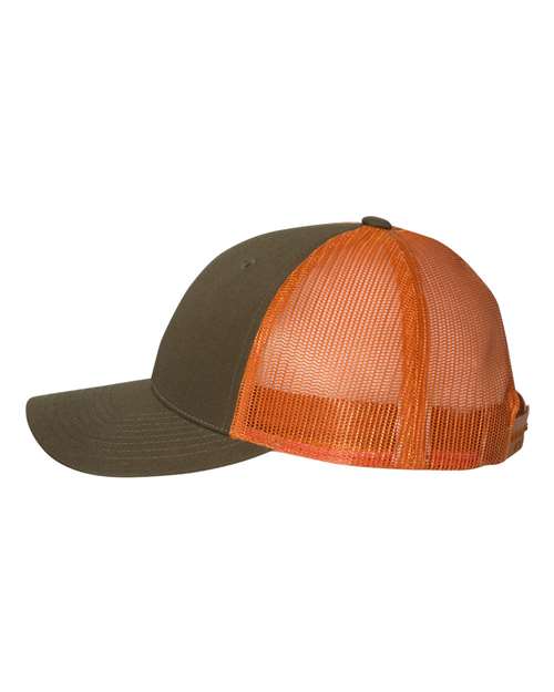 Richardson 115 Dark Loden/ Jaffa Orange — direct side