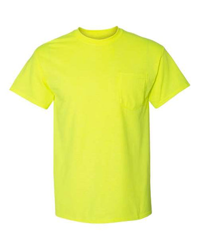 Gildan 8300 Safety Green — front