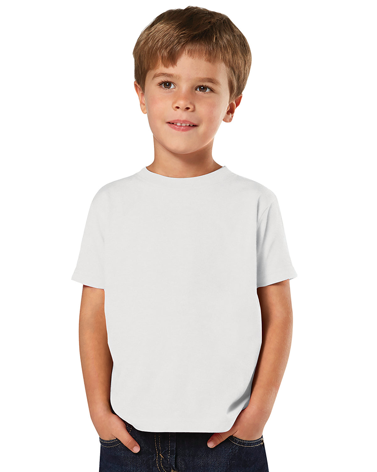 Toddler Fine Jersey T-Shirt - Blend White