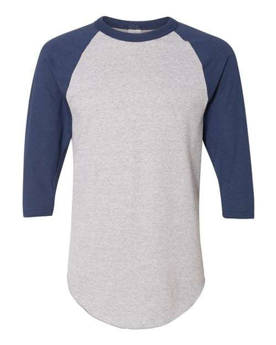 Augusta Sportswear 4420 Athletic Heather/ Navy — front