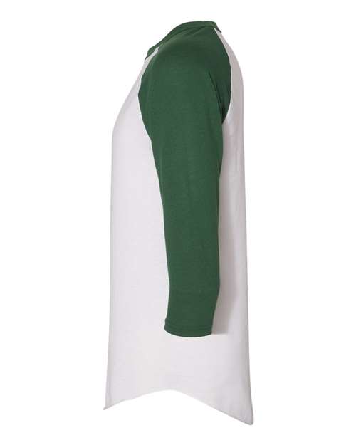 Augusta Sportswear 4420 White/ Dark Green — direct side