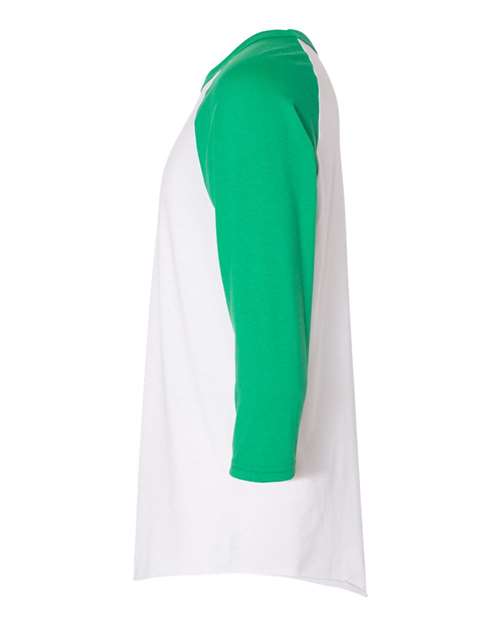 Augusta Sportswear 4420 White/ Kelly — direct side