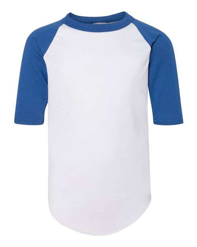 Augusta Sportswear 4421 White/ Royal — front