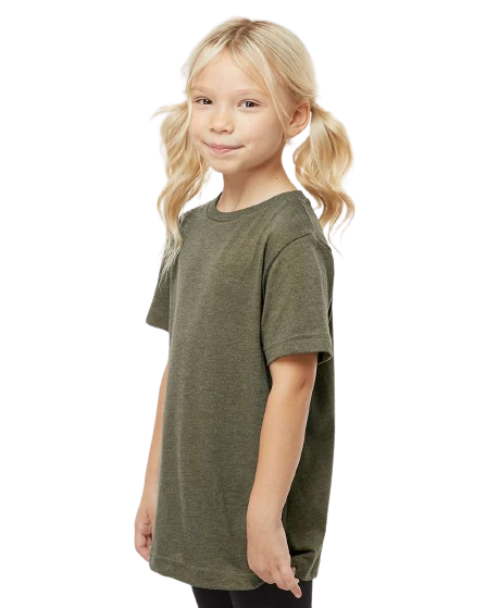 Youth Fine Jersey T-Shirt - Vintage Military Green