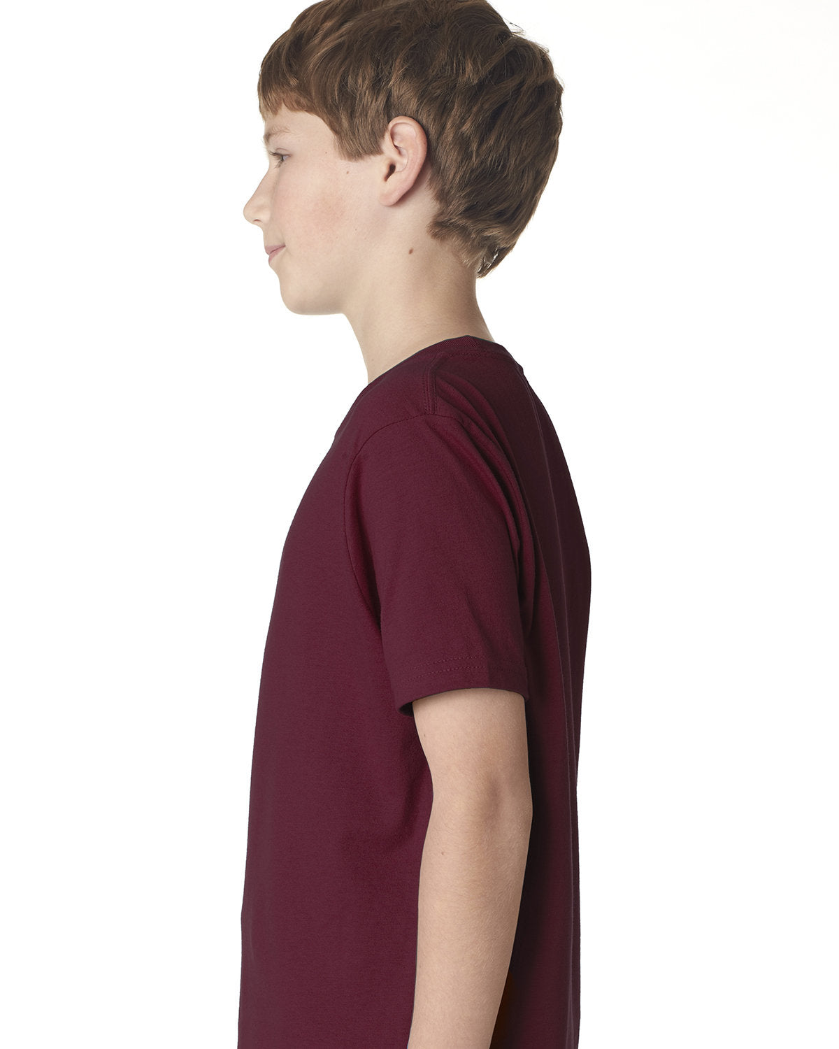 Youth Cotton Crew - Maroon