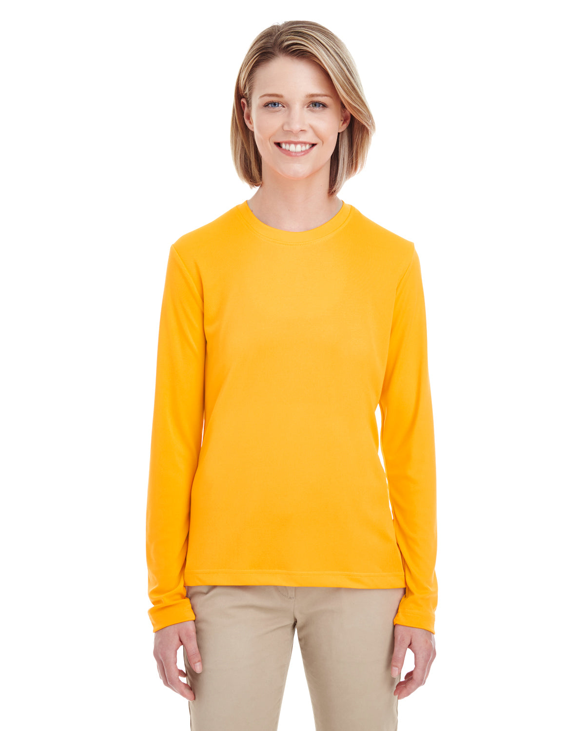 Women's Cool & Dry Performance Long-Sleeve Top - Gold