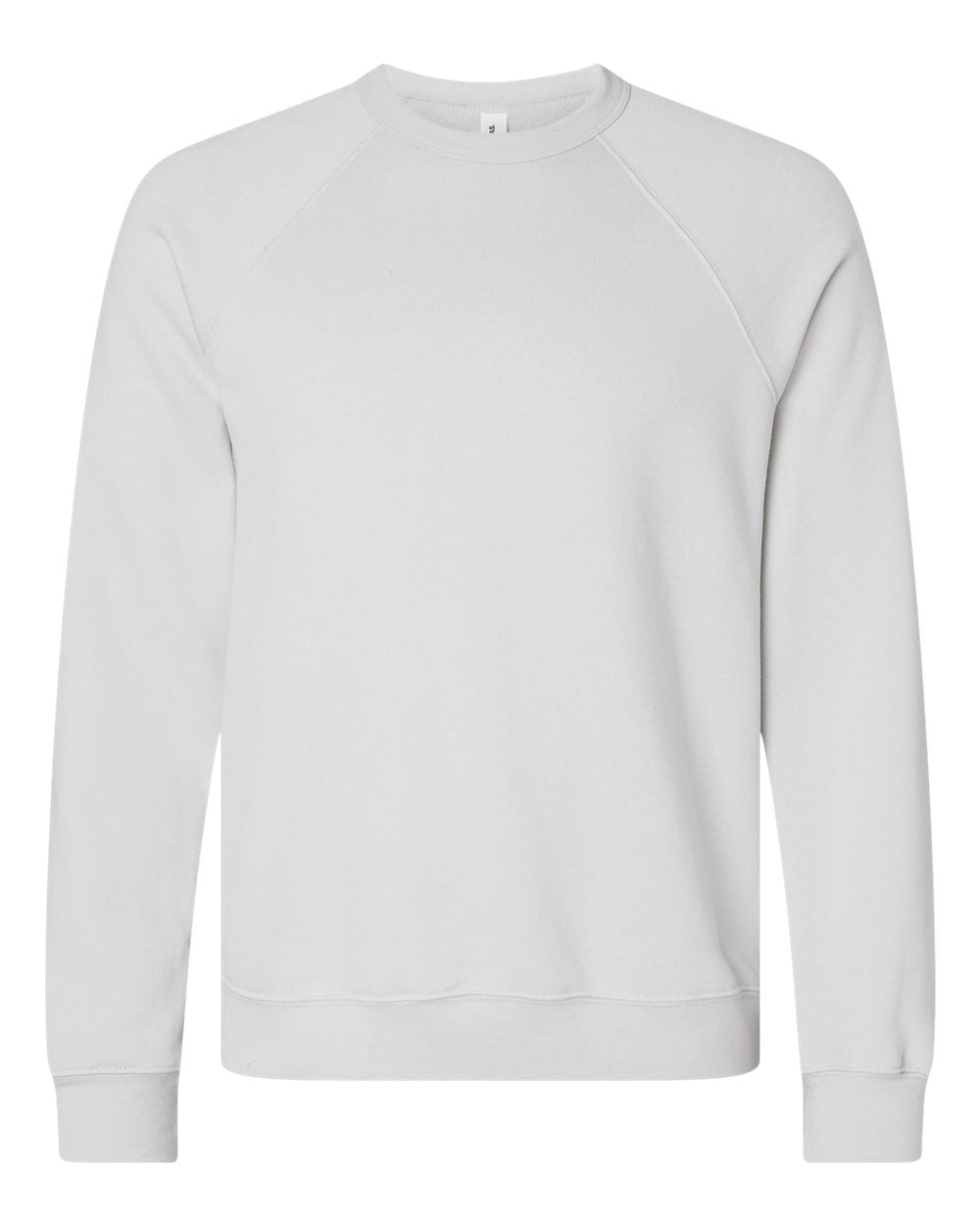 Unisex Sponge Fleece Raglan Sweatshirt - Silver