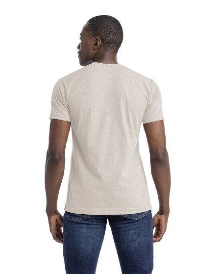 Unisex CVC Crewneck T-Shirt - Sand