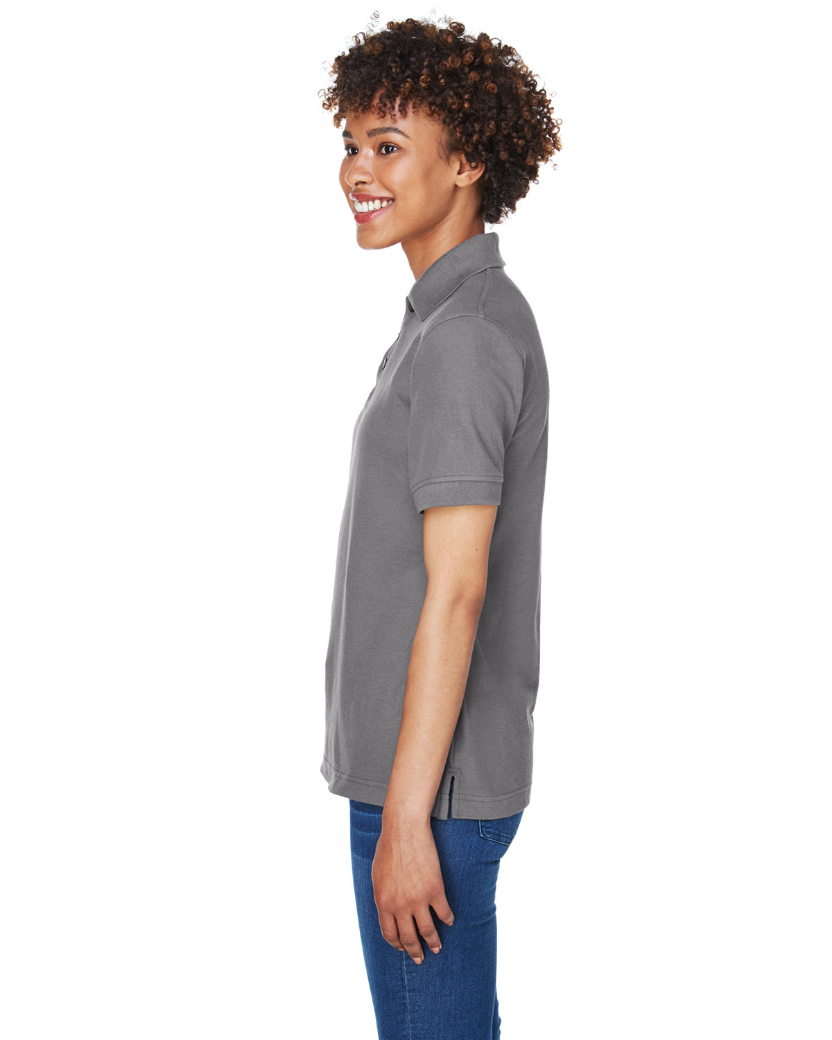 Women's Whisper Piqué Polo - Graphite