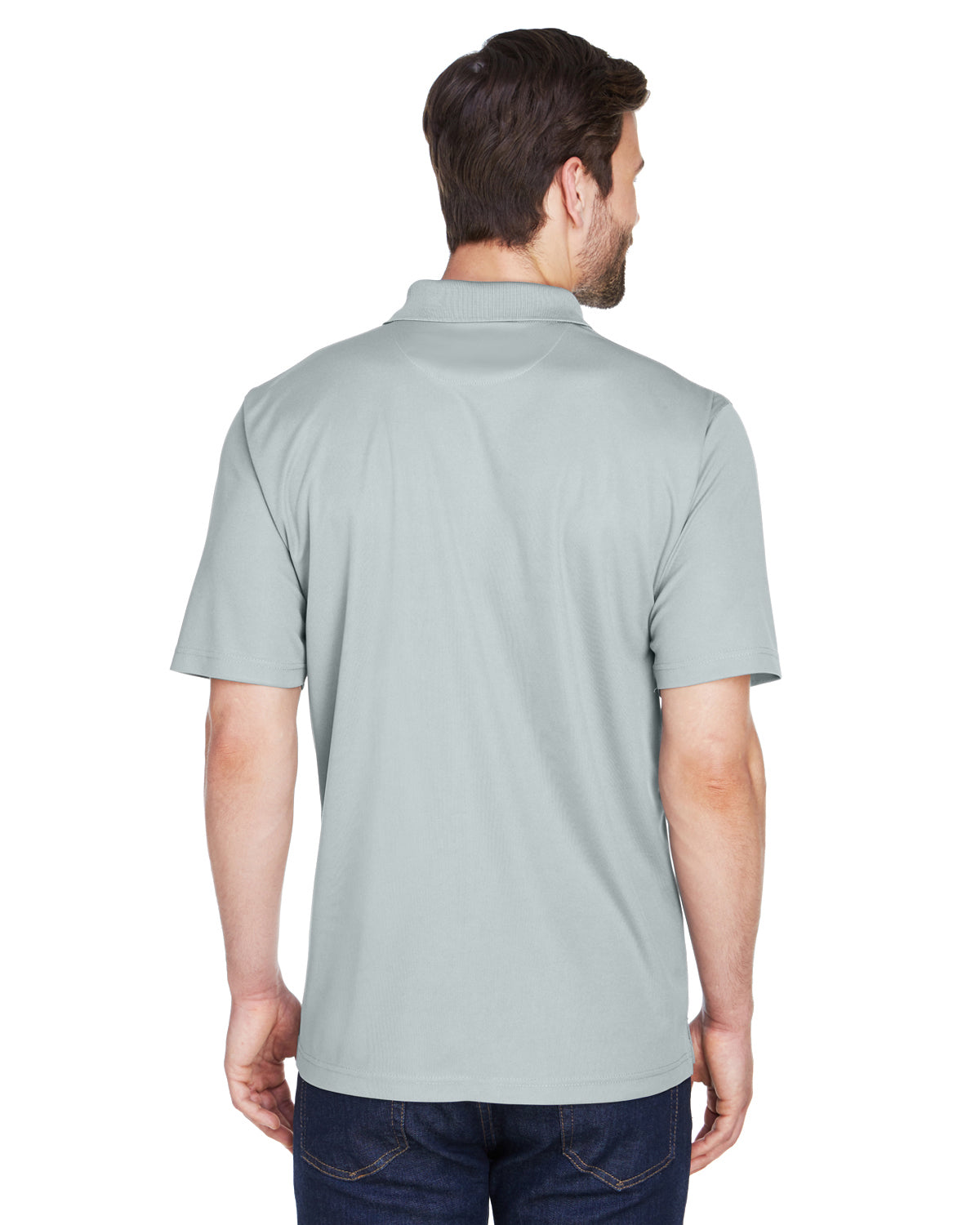 Men's Cool & Dry Mesh Piqué Polo - Silver