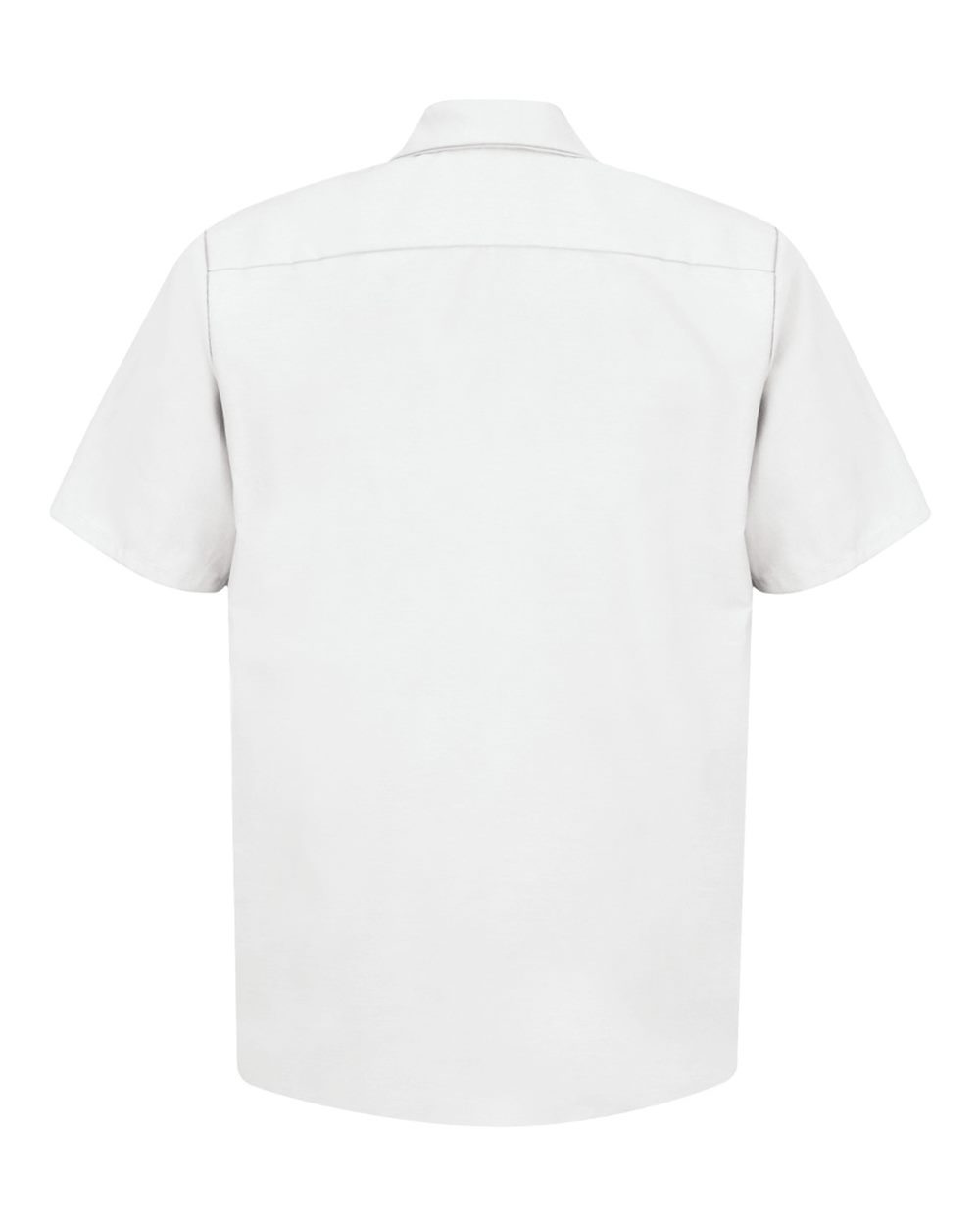 Industrial Short Sleeve Work Shirt - White