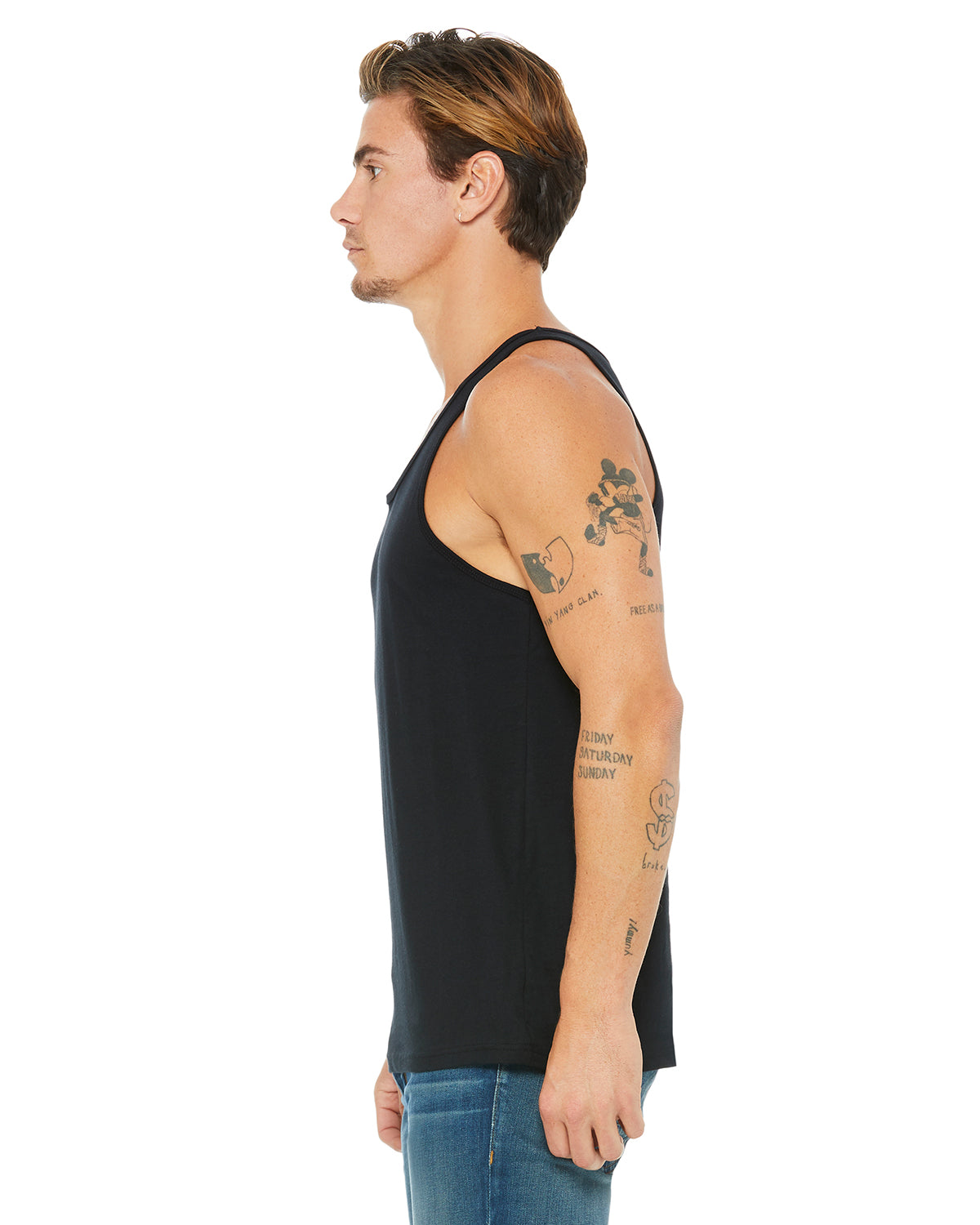 Unisex Jersey Tank - Black