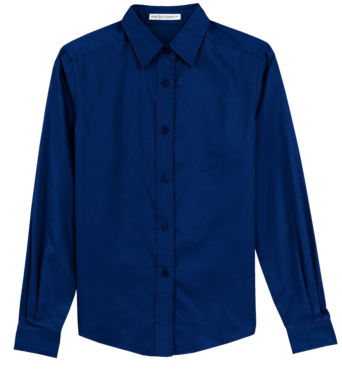Women's Long Sleeve Easy Care Shirt - Medit Blue