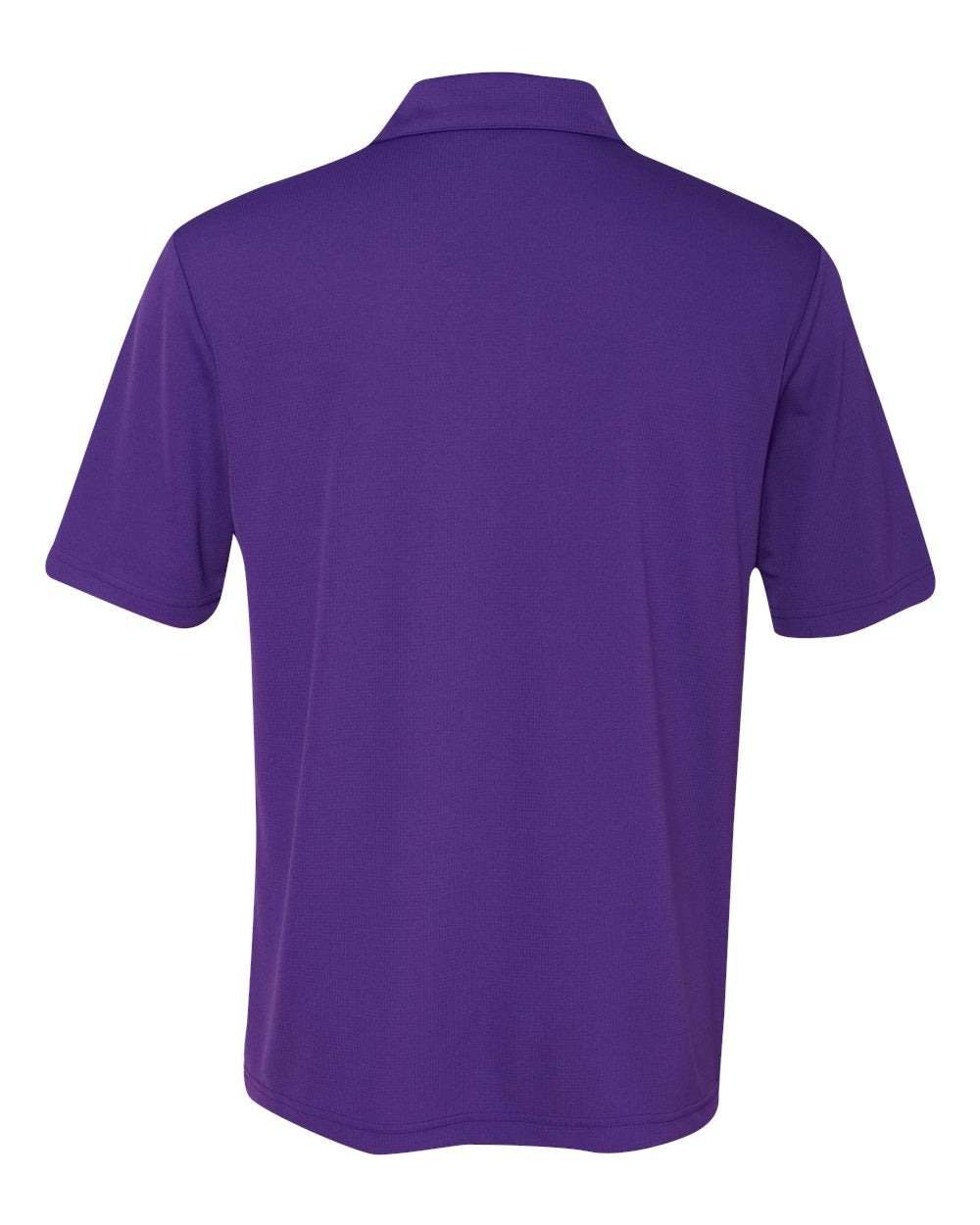 Unisex Performance Three-Button Mesh Polo - Sport Purple