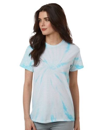 Cyclone Pinwheel Short Sleeve T-Shirt - Pale Turquoise