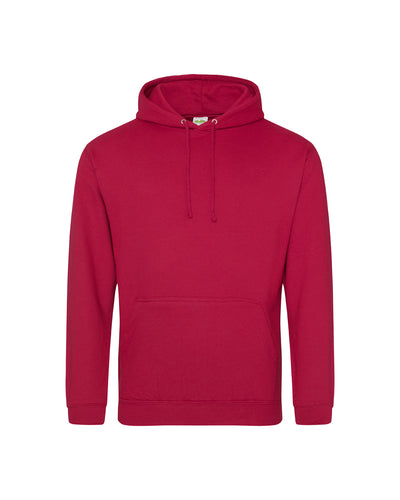 Unisex 80/20 Midweight College Hoodie - Red Hot Chilli
