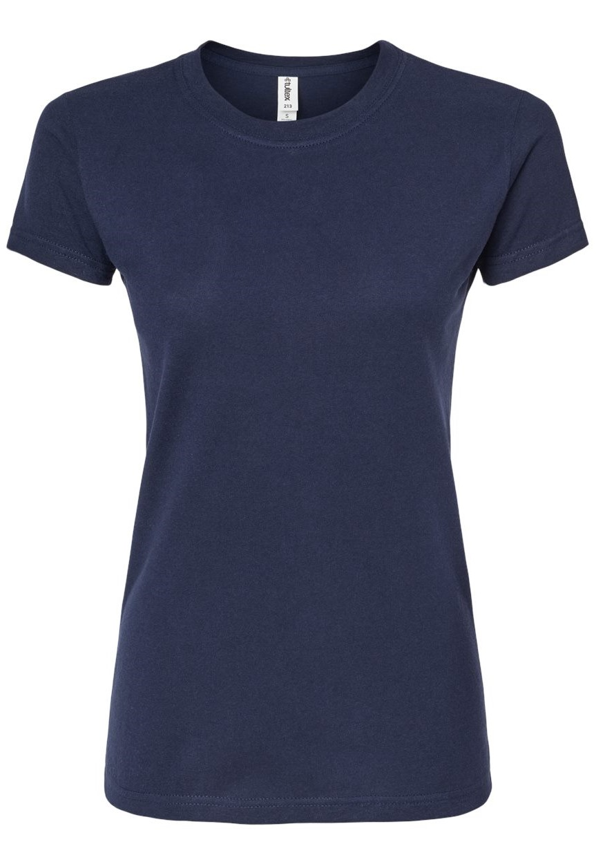 Women's Slim Fit Fine Jersey Tee - Navy