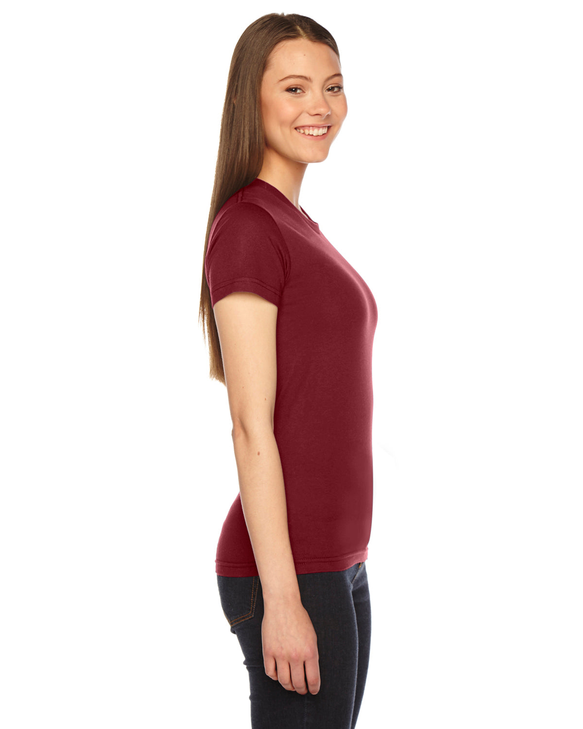 Women's Fine Jersey Short-Sleeve T-Shirt - Cranberry