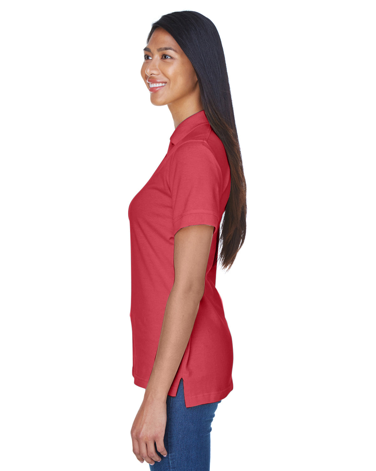 Women's Classic Piqué Polo - Cardinal