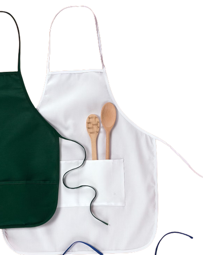 Two-Pocket 28" Apron - White
