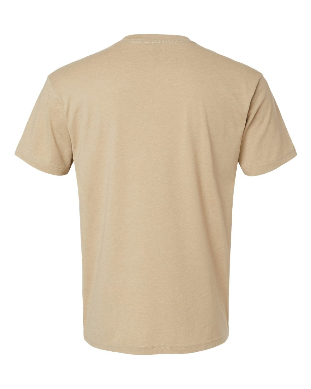 Unisex CVC Crewneck T-Shirt - Heather Tan