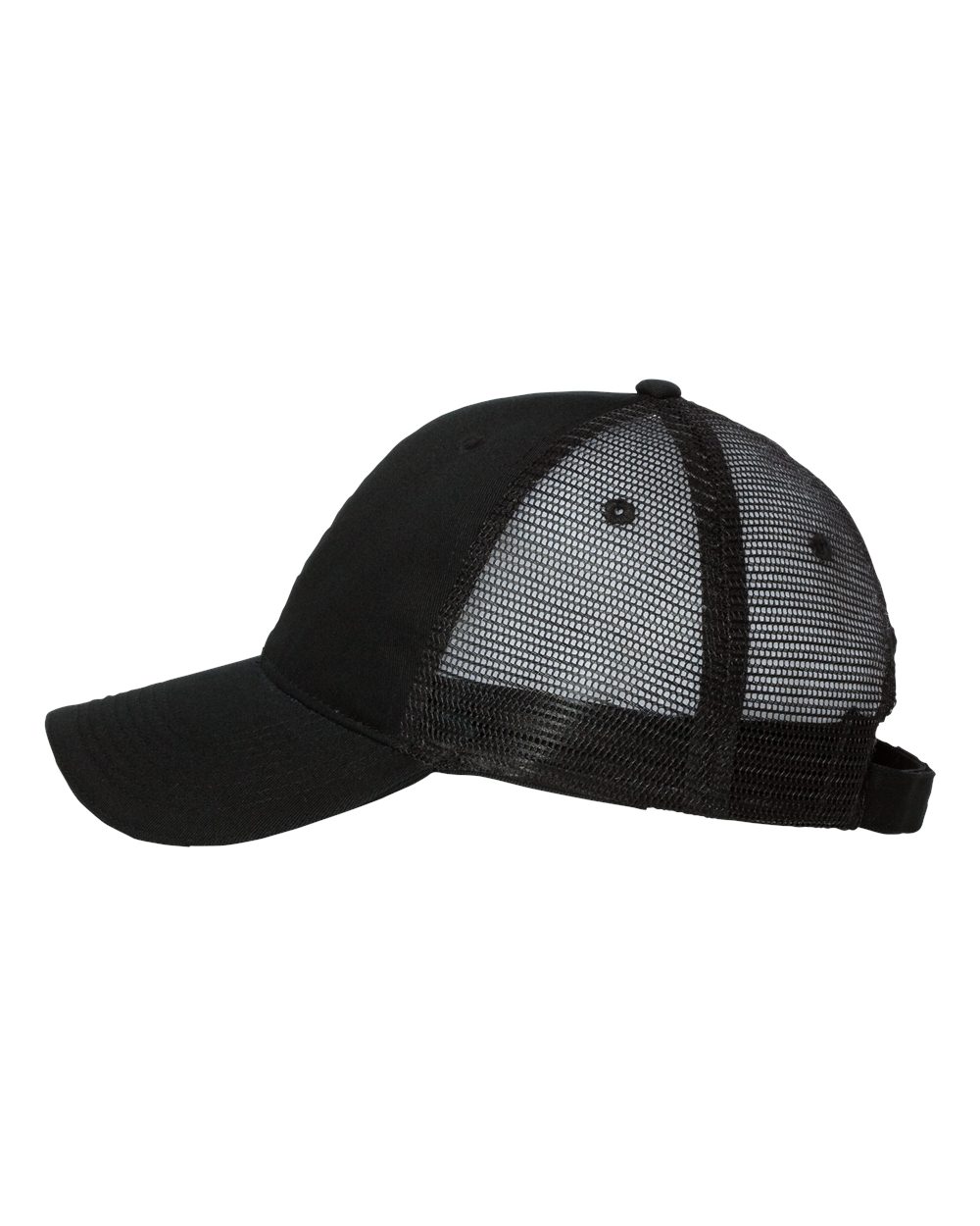 Sandwich Trucker Cap - Black / Black