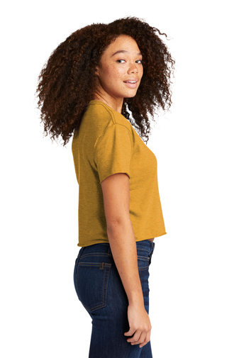 Women's Festival Cali Crop T-Shirt - Antique Gold